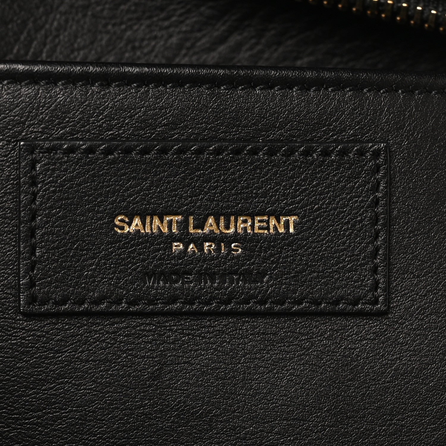 Saint Laurent Calfskin Suede Small Monogram Downtown Cabas Black 5 of 8