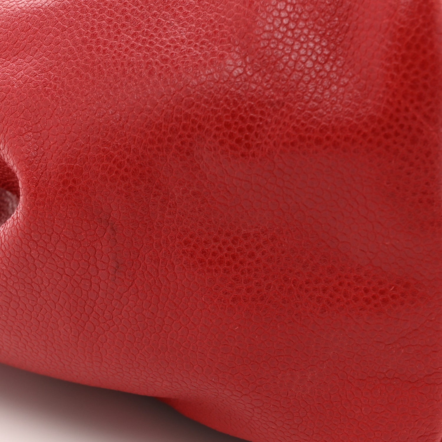 Chanel Caviar Quilted Large Cells Shopping Tote Red 12 of 17