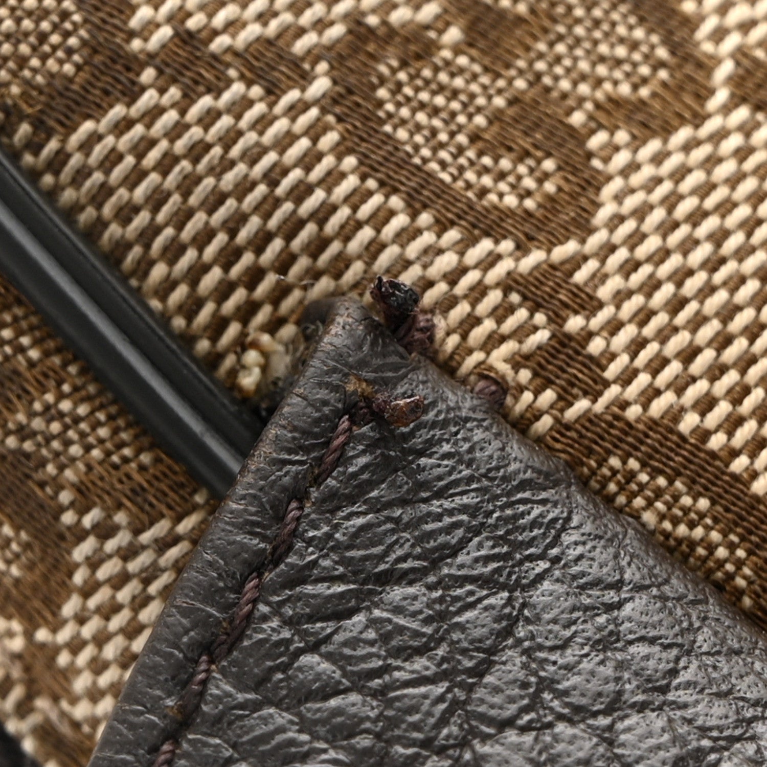 Gucci Monogram Belt Bag Dark Brown 11 of 12