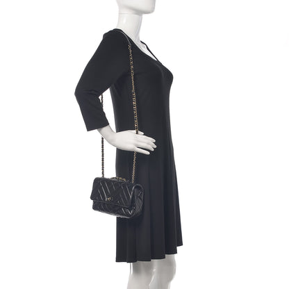 Chanel Shiny Lambskin Quilted Small Montcoco Flap Black 2 of 10