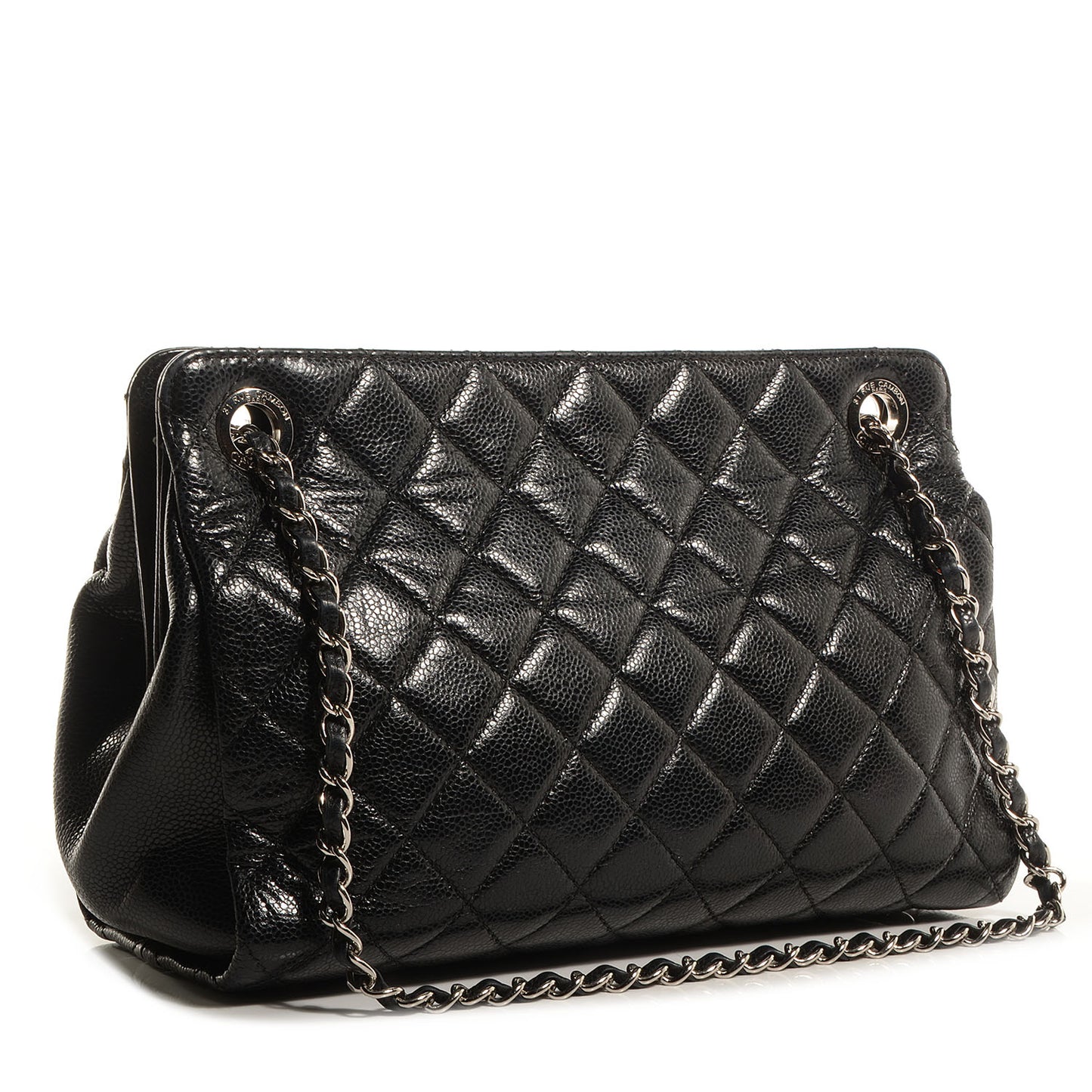 Caviar Timeless CC Shopping Tote Black