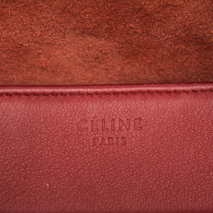Celine Supple Calfskin Medium Phantom Luggage Red 8 of 10