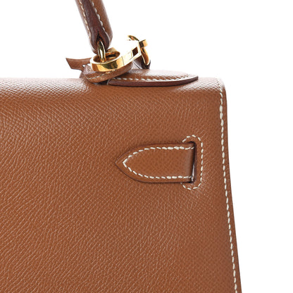 Hermes Epsom Kelly Sellier 28 Gold 10 of 41