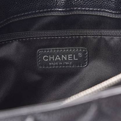Chanel Caviar Quilted Grand Shopping Tote GST Black 6 of 10