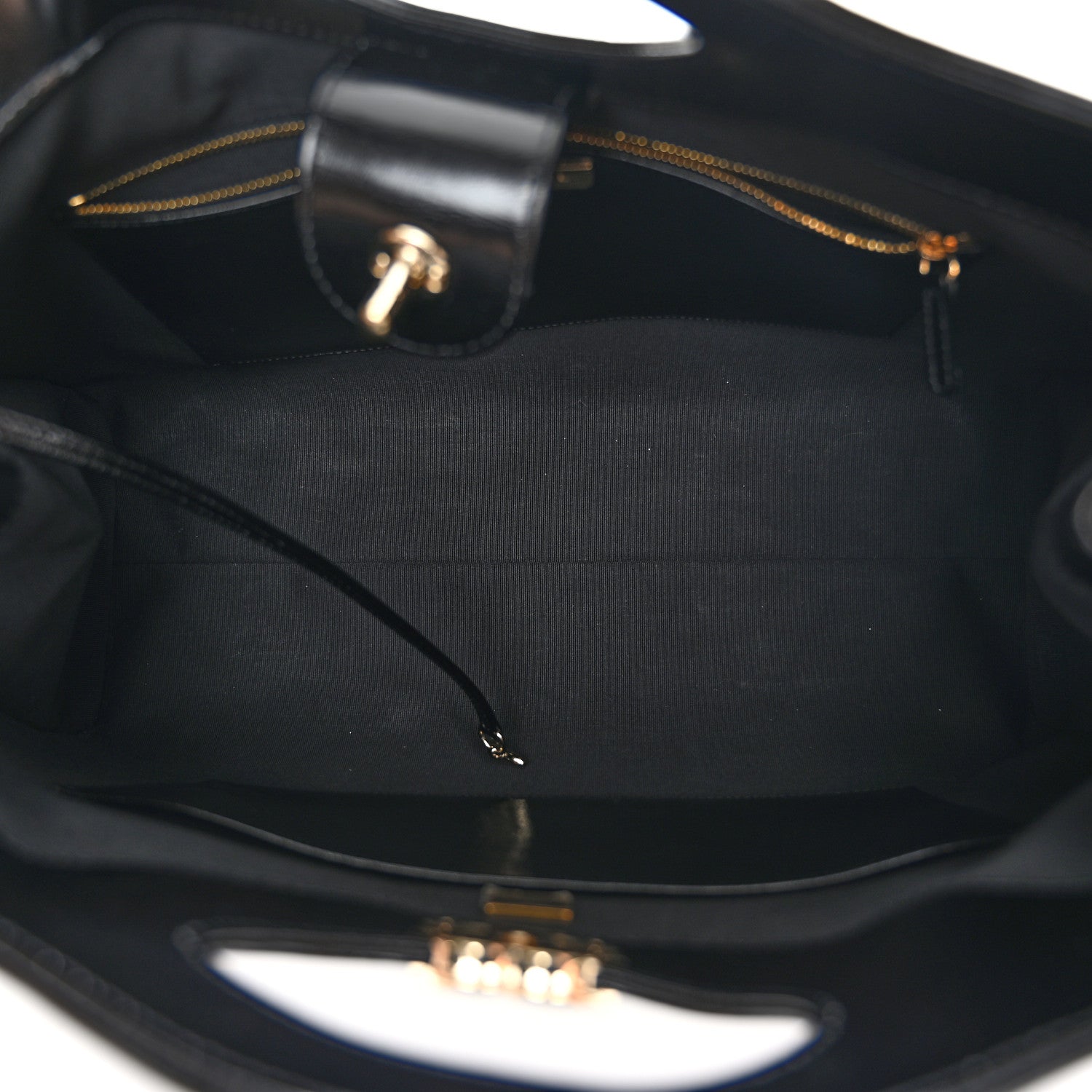 Chanel Shiny Aged Calfskin Quilted Large 31 Shopping Bag Black 5 of 10
