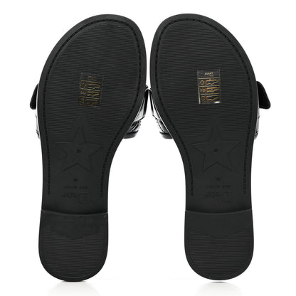 Christian Dior Calfskin Cannage Dio(r)evolution Slide Sandals 36 Black 6 of 10