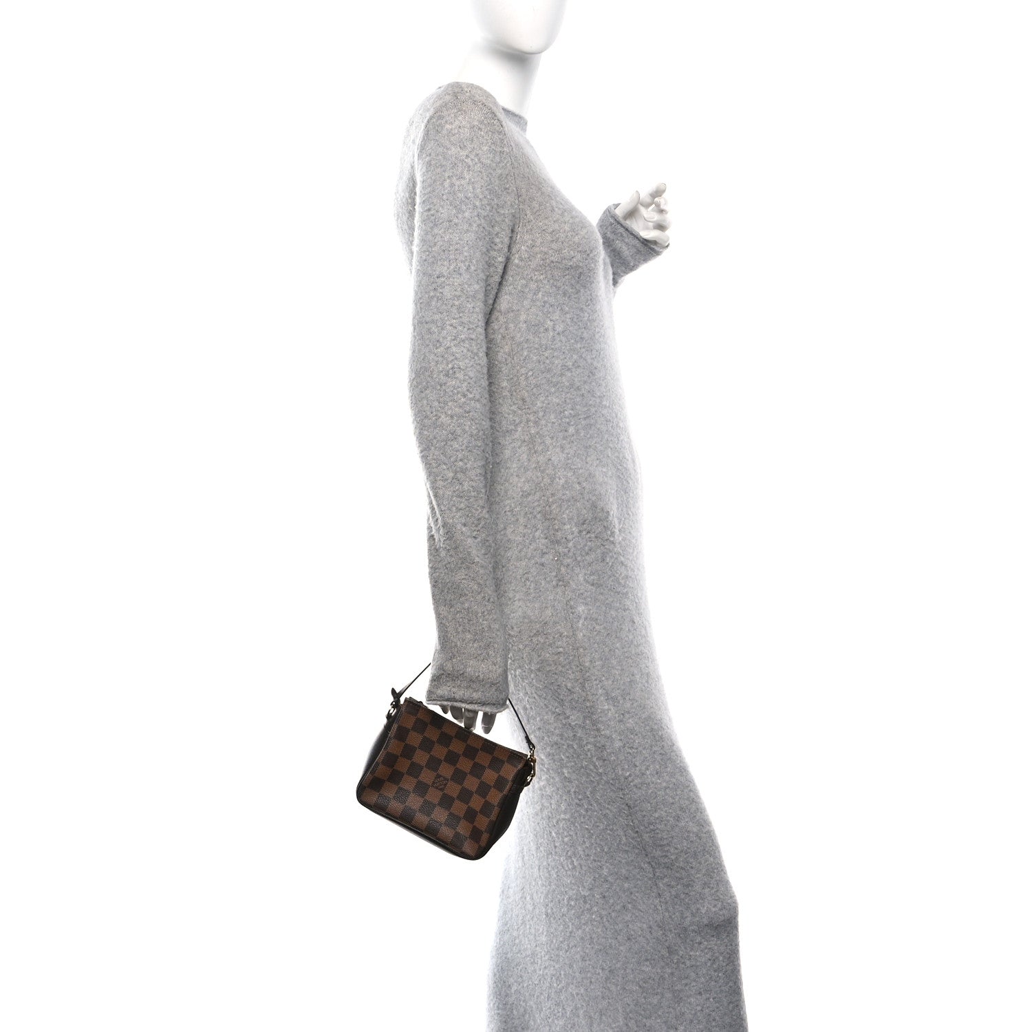 Louis Vuitton Damier Ebene Trousse Make Up Bag Pochette 2 of 13