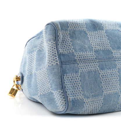Louis Vuitton Damier Denim 3D Speedy Bandouliere 30 Denim Blue 7 of 8