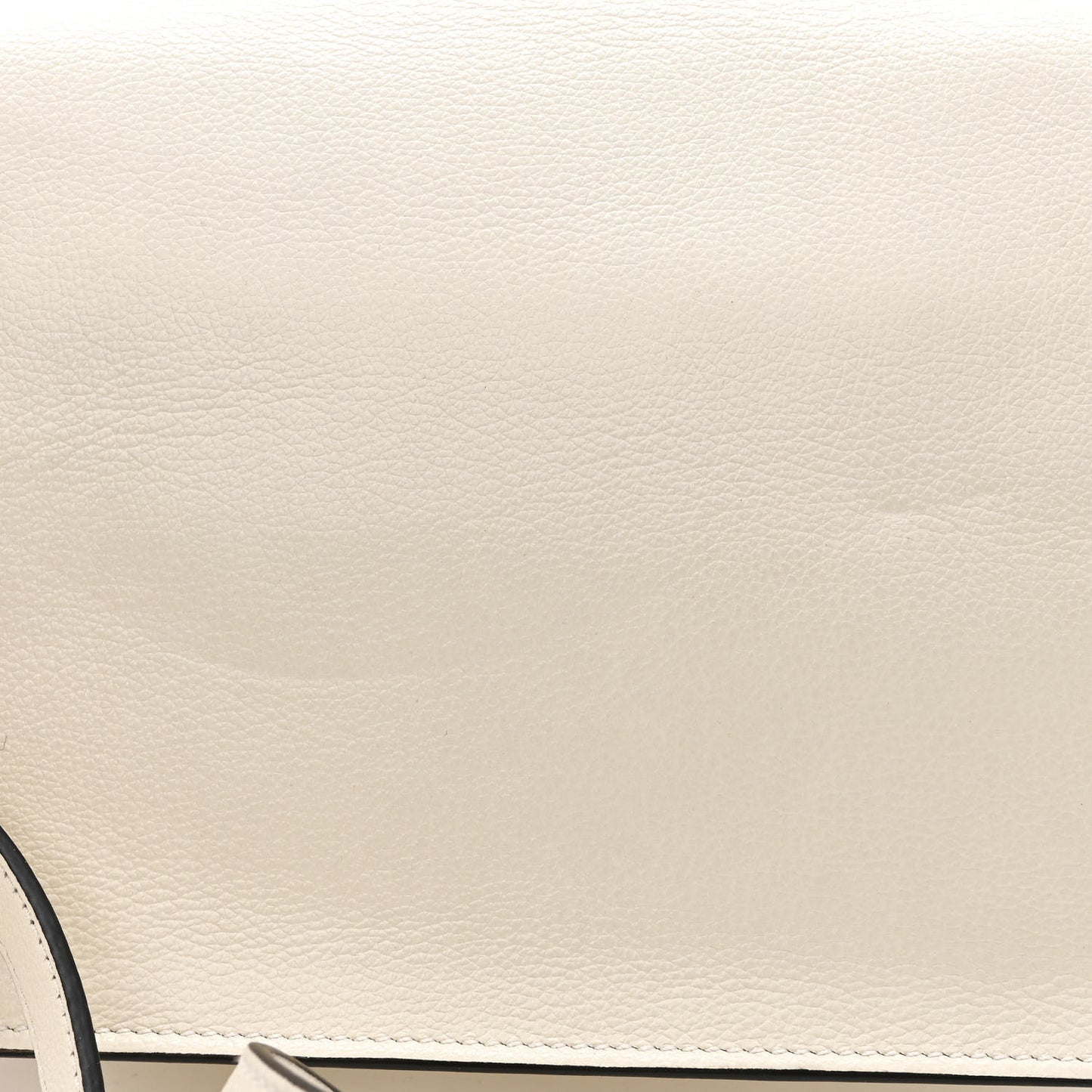 Glace Calf Shoulder Bag White