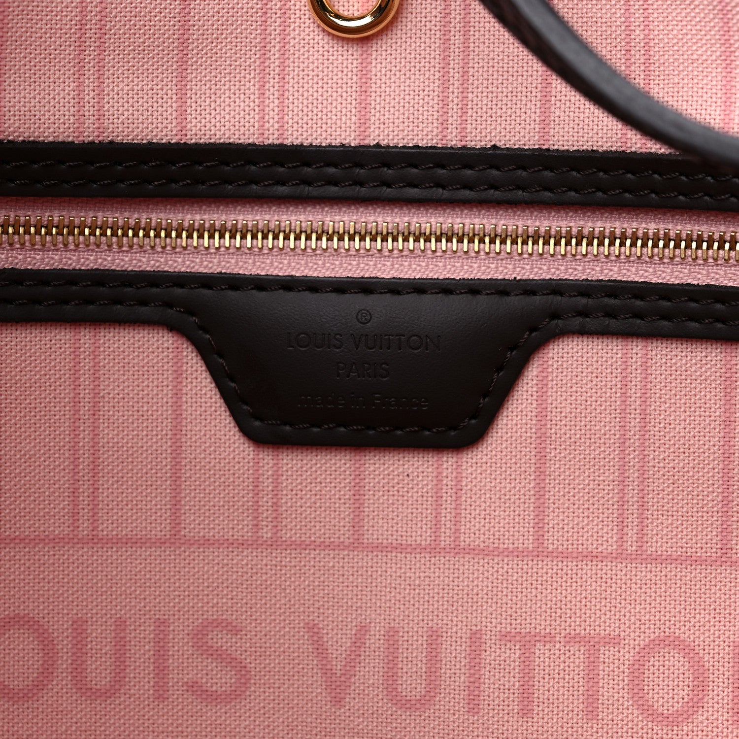 Louis Vuitton Damier Ebene Neo Neverfull MM Rose Ballerine 6 of 10