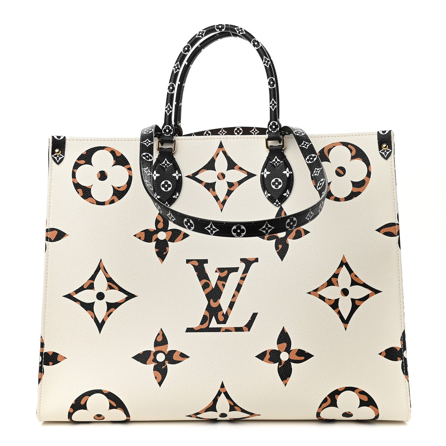 Louis Vuitton Monogram Giant Jungle Onthego GM Ivory 1 of 8