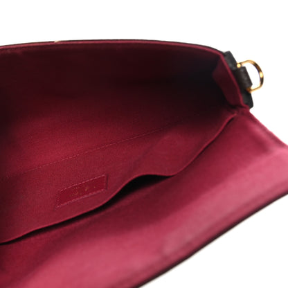 Louis Vuitton Monogram Pochette Felicie Chain Wallet Fuchsia 4 of 8