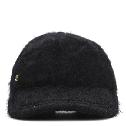 Gucci Mohair GG Lauren Baseball Hat L Black 3 of 8
