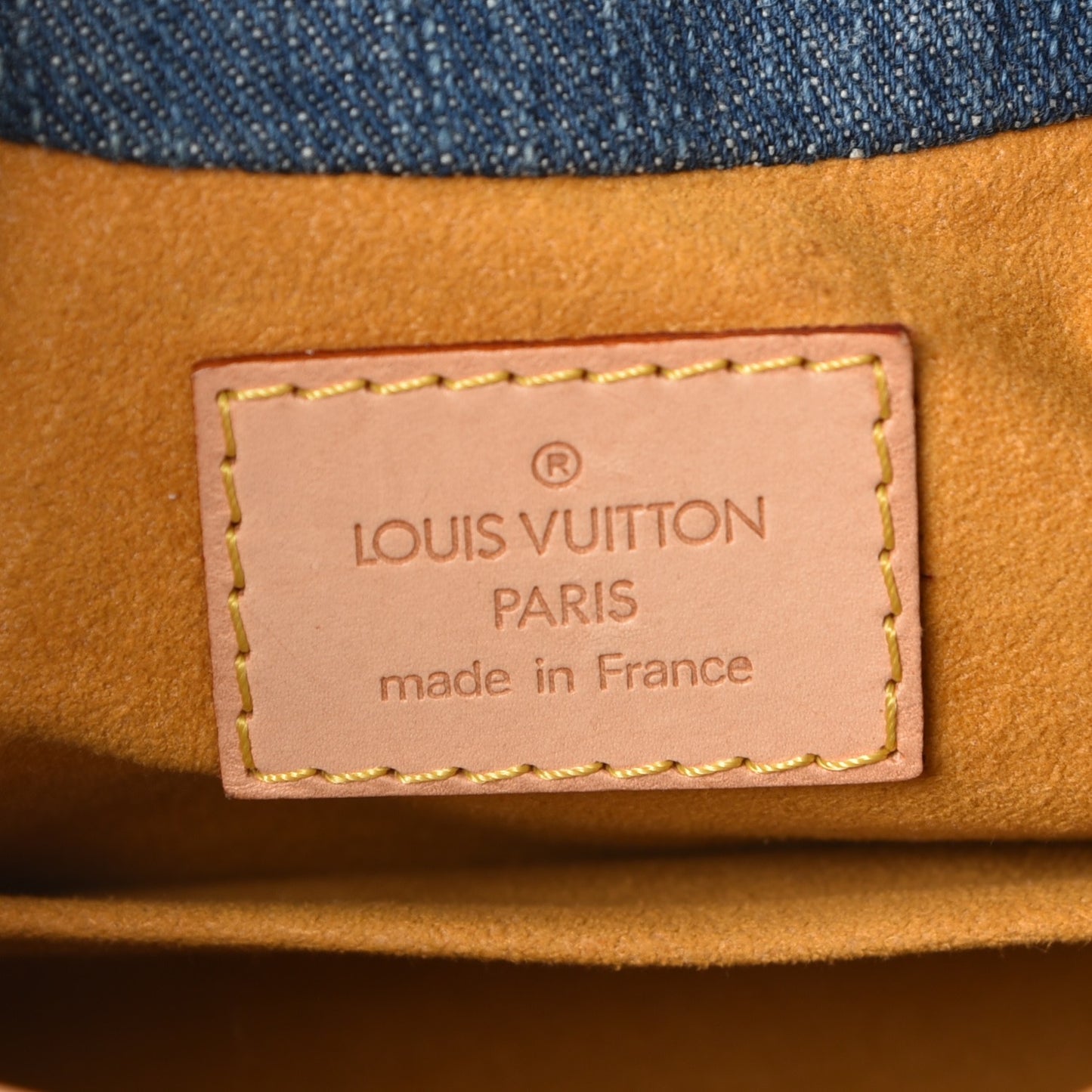 Monogram Denim Pleaty Blue