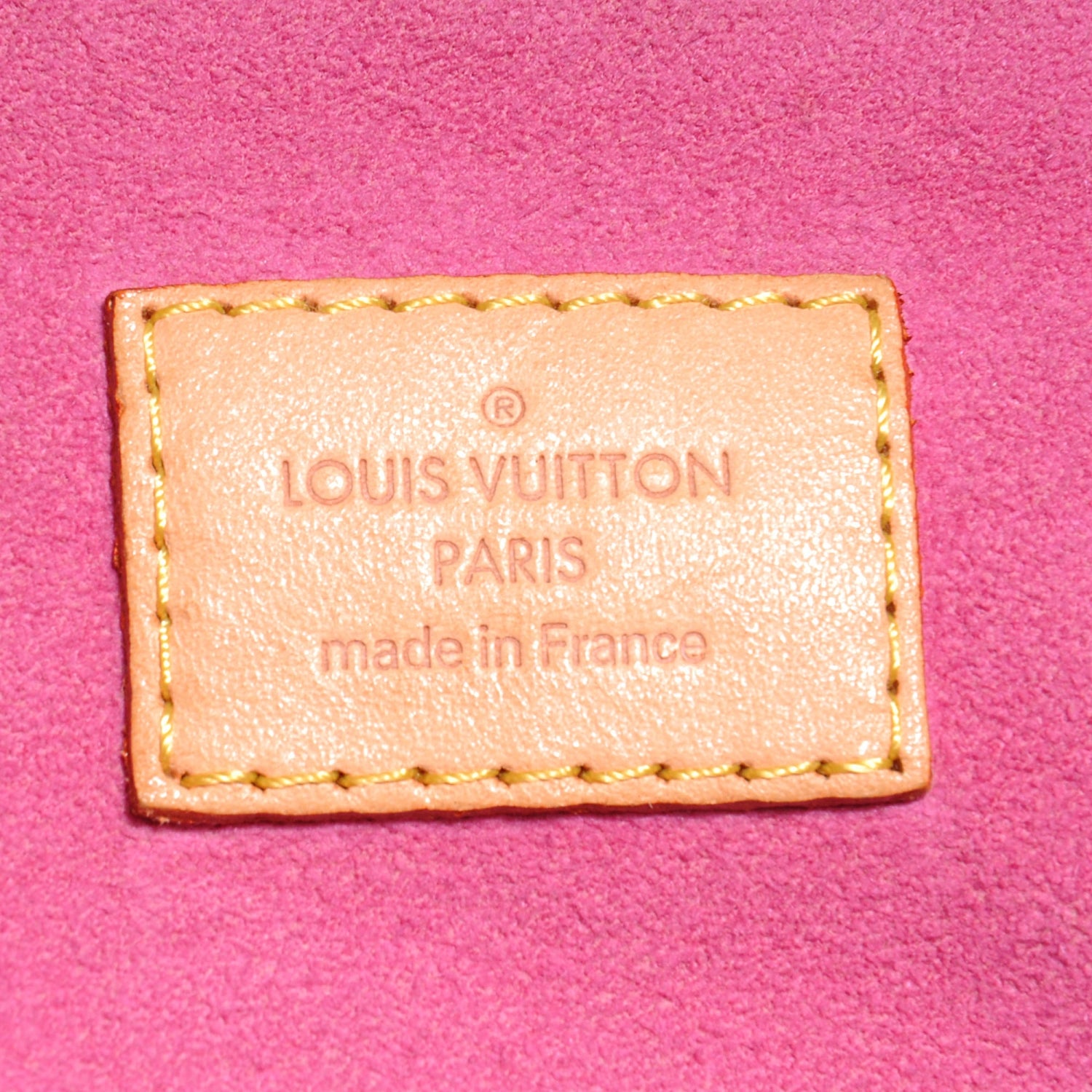 Louis Vuitton Denim Baggy GM Fuchsia 6 of 7