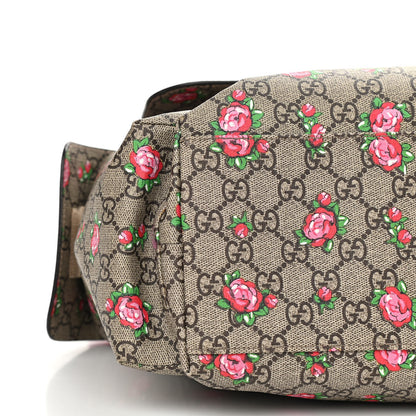 Gucci GG Supreme Monogram Rose Bud Diaper Bag Pink 10 of 15