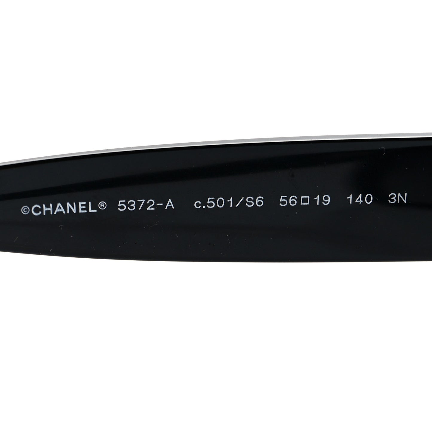 Oval CC Sunglasses 5372-A Black