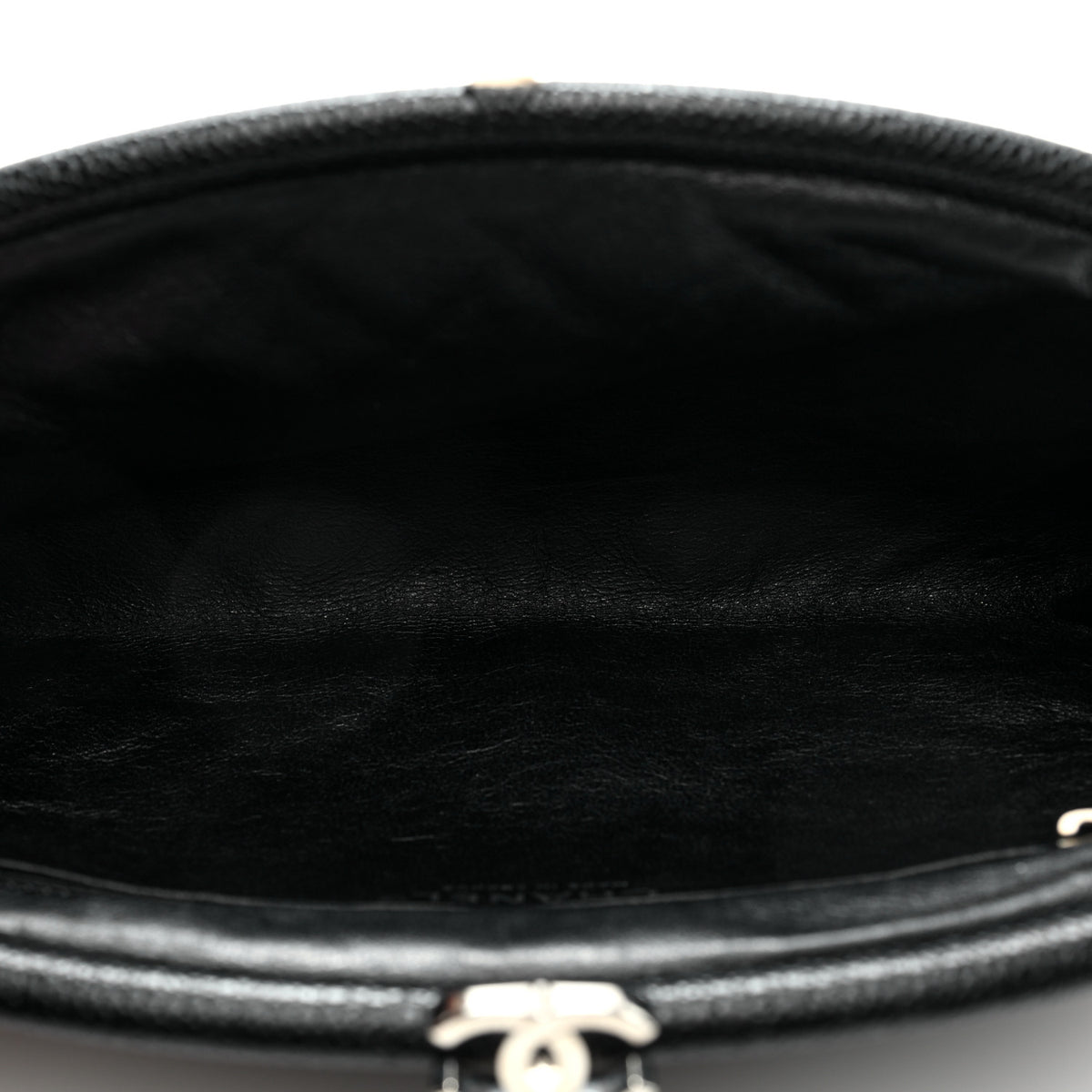 Caviar Quilted Timeless Clutch Black