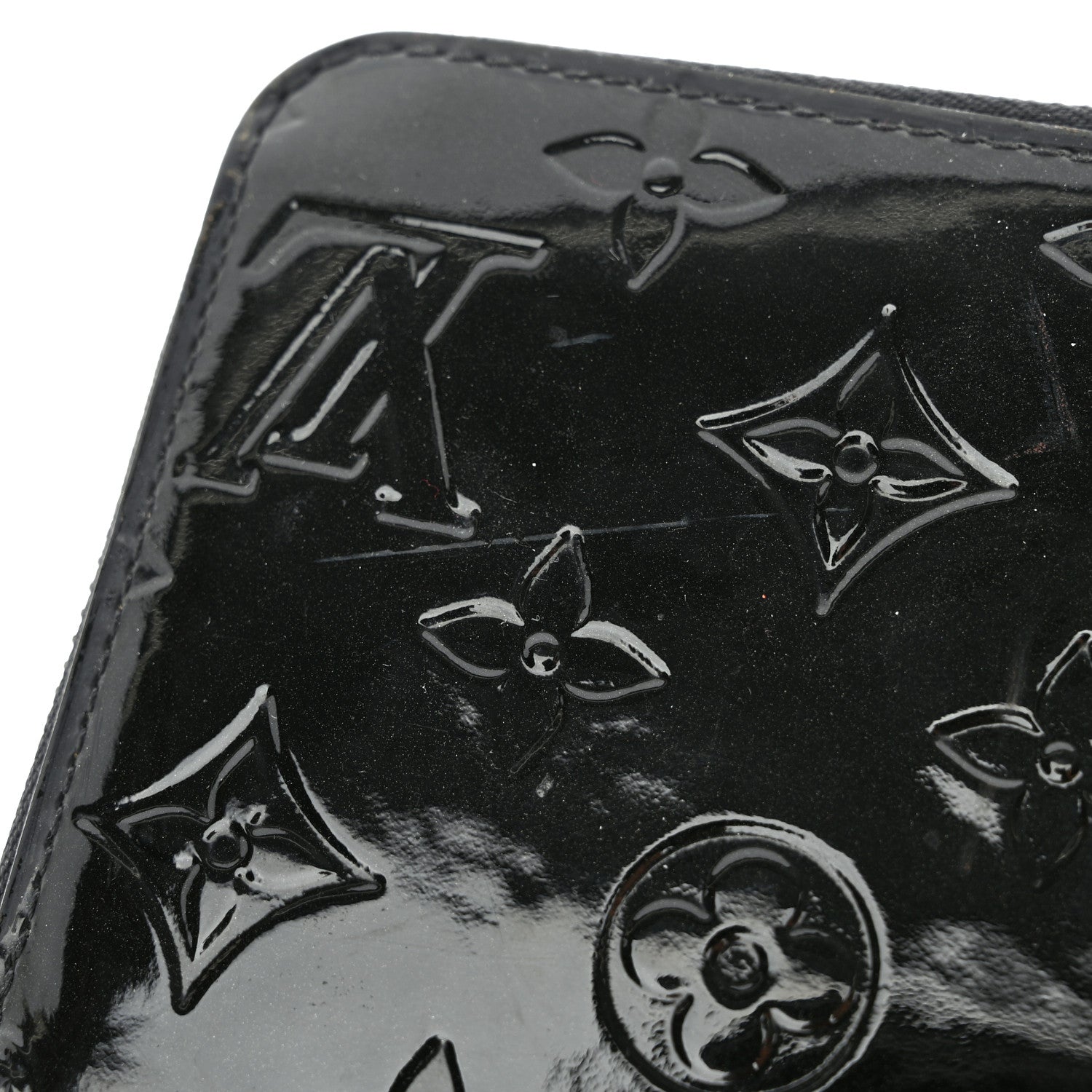 Louis Vuitton Vernis Zippy Wallet Noir Magnetique 12 of 12