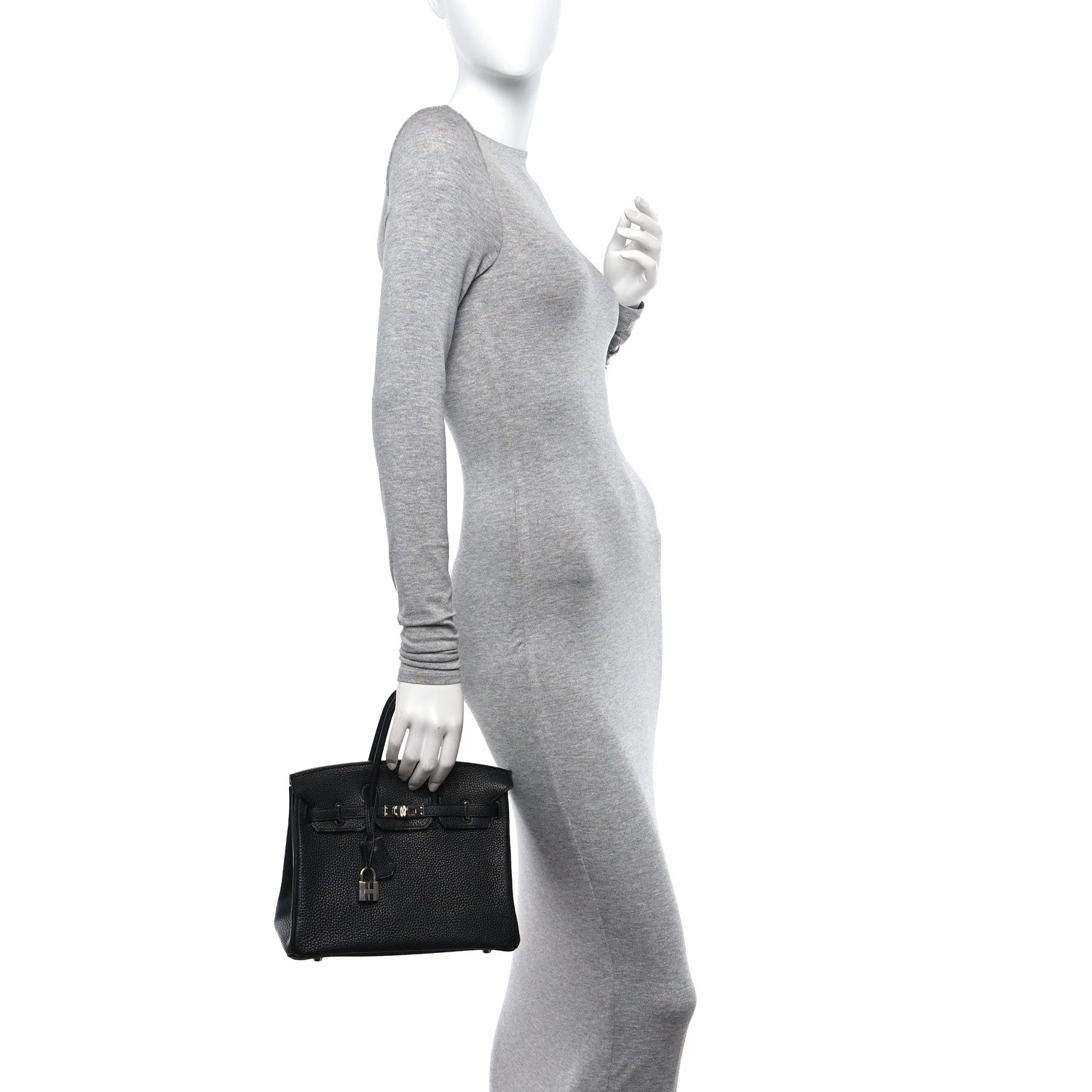 Hermes Togo Birkin 25 Black 2 of 10