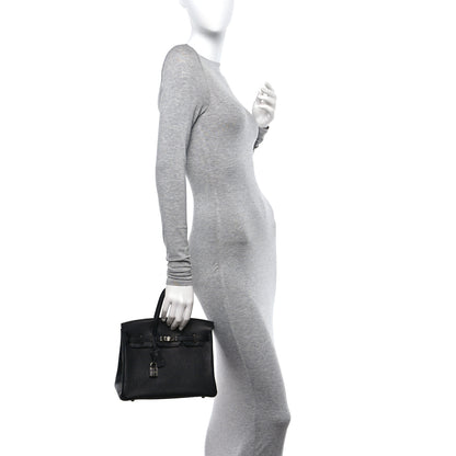 Hermes Togo Birkin 25 Black 2 of 10