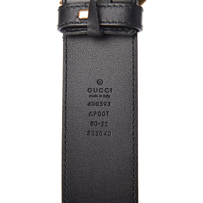 Gucci Calfskin Double G 40mm Belt 80 32 Black 4 of 7