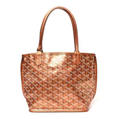 Goyard Goyardine Precious Metals Reversible Mini Anjou Rose Gold 1 of 15