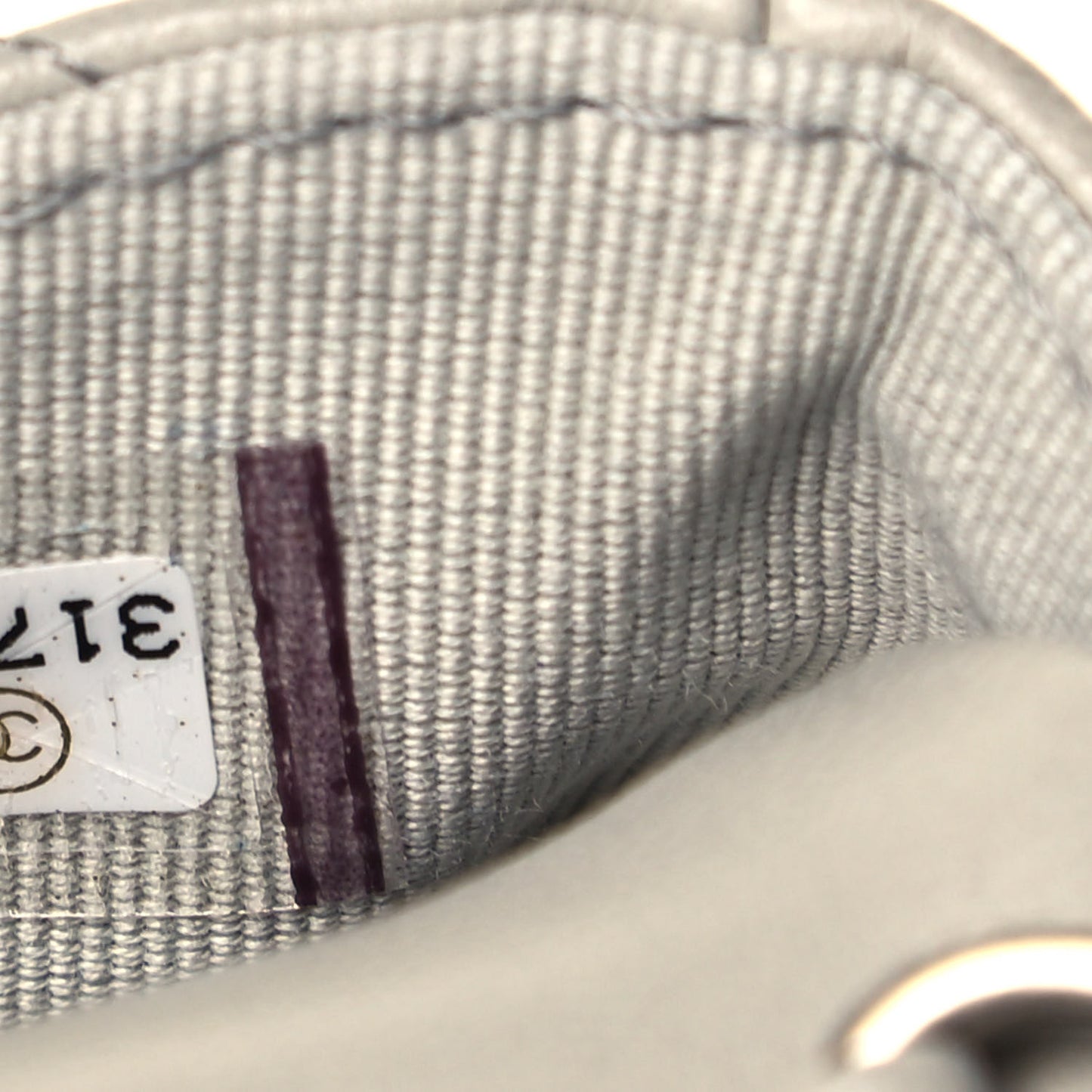 Lambskin Quilted Chanel 19 Flap Belt Bag Grey
