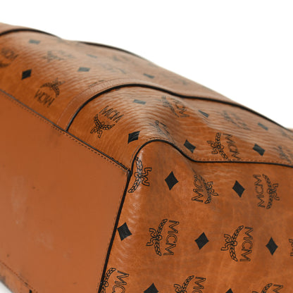 MCM Visetos Toni Shopper Tote Cognac 11 of 12