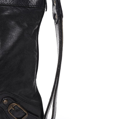 Balenciaga Agneau Classic Hardware Flat Handle Clutch Black 15 of 16