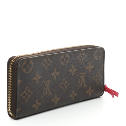 Louis Vuitton Monogram Clemence Wallet Fuchsia 3 of 7
