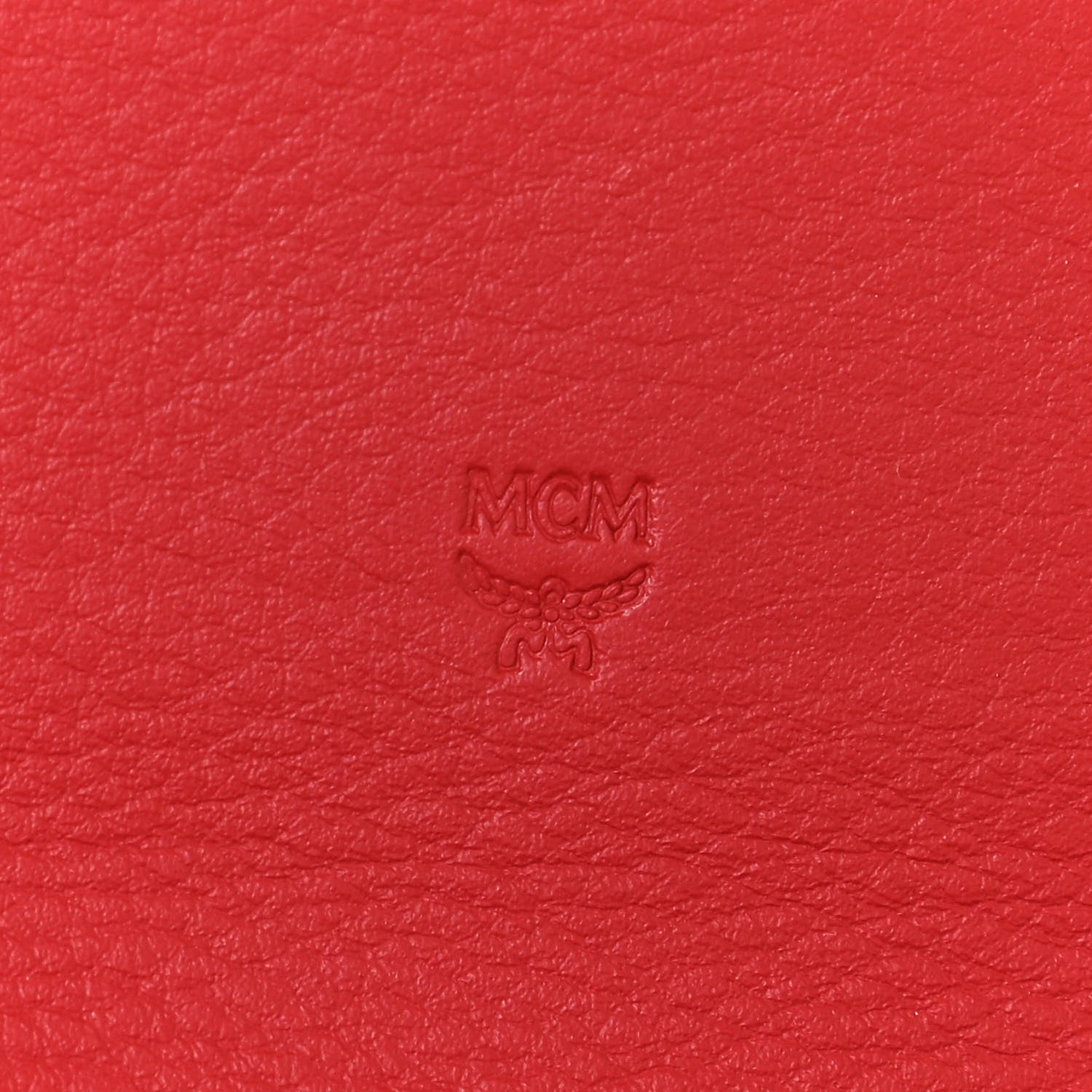MCM Visetos Large Patricia Wallet On Chain Black Red 5 of 9