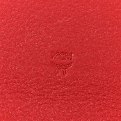 MCM Visetos Large Patricia Wallet On Chain Black Red 5 of 9