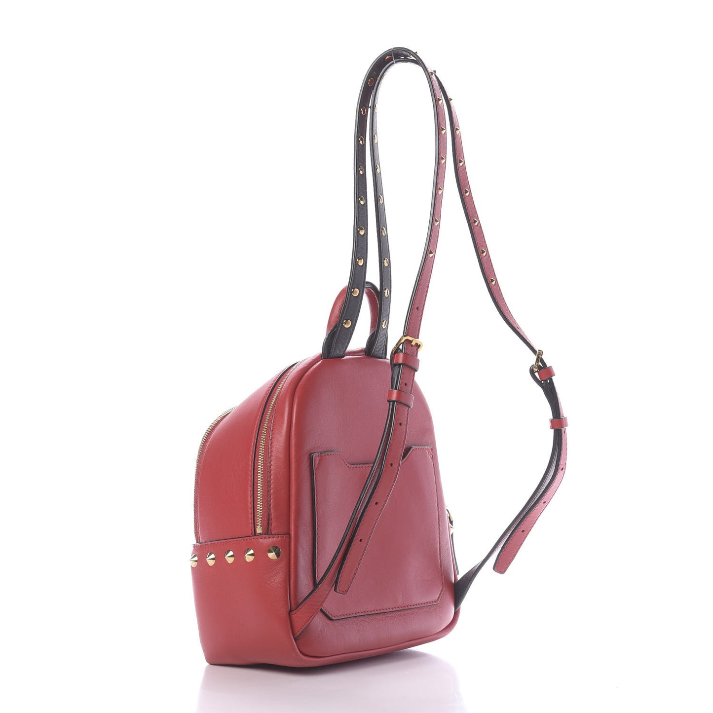 Calfskin Mini Duchess Polke Studs Backpack Red