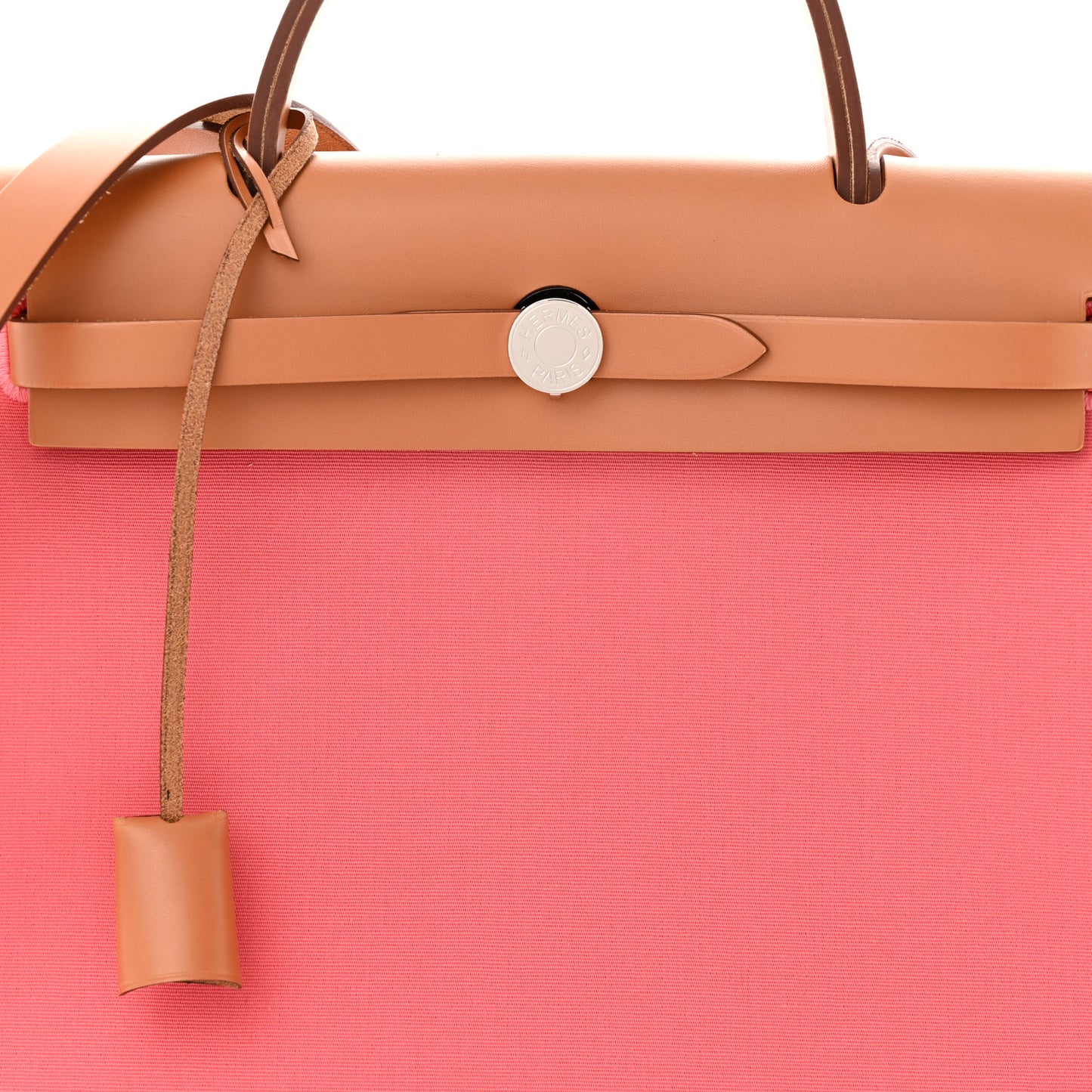 Vache Hunter Toile Herbag Zip 31 PM Rose Azalee Natural