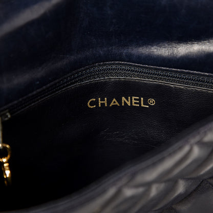 Chanel Lambskin Quilted Small Flap Navy 6 of 14