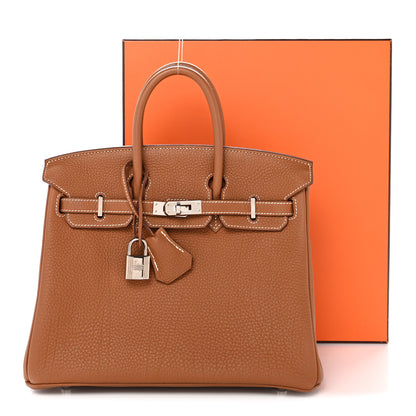 Hermes Togo Birkin 25 Gold 14 of 14