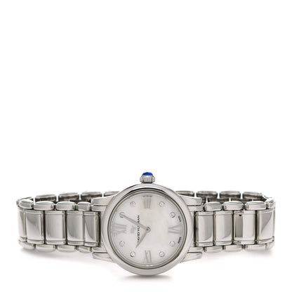David Yurman Stainless Steel Diamond Mother of Pearl 30mm Classic Quartz Watch 2 of 5