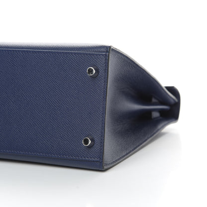 Hermes Epsom Kelly Sellier 28 Bleu Saphir 10 of 10