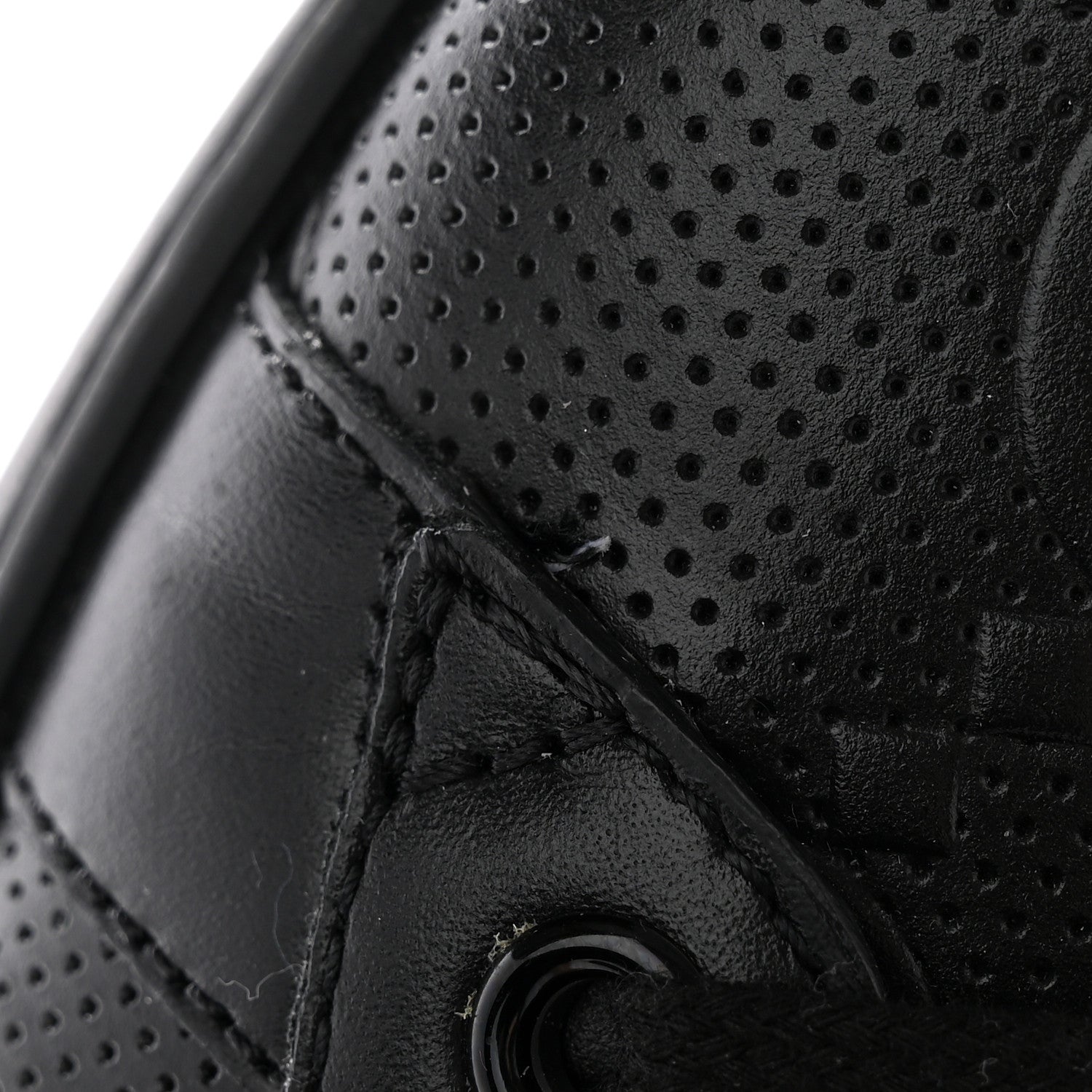 Gucci Calfskin GG Tennis Embossed Mens Ace Sneakers 10 Black 12 of 22