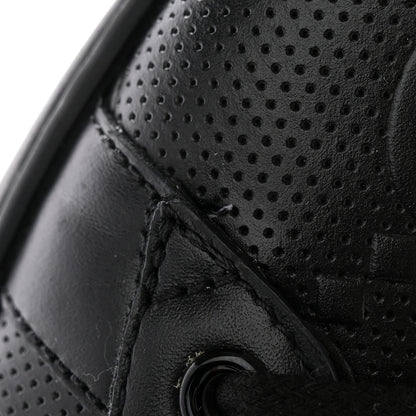 Gucci Calfskin GG Tennis Embossed Mens Ace Sneakers 10 Black 12 of 22