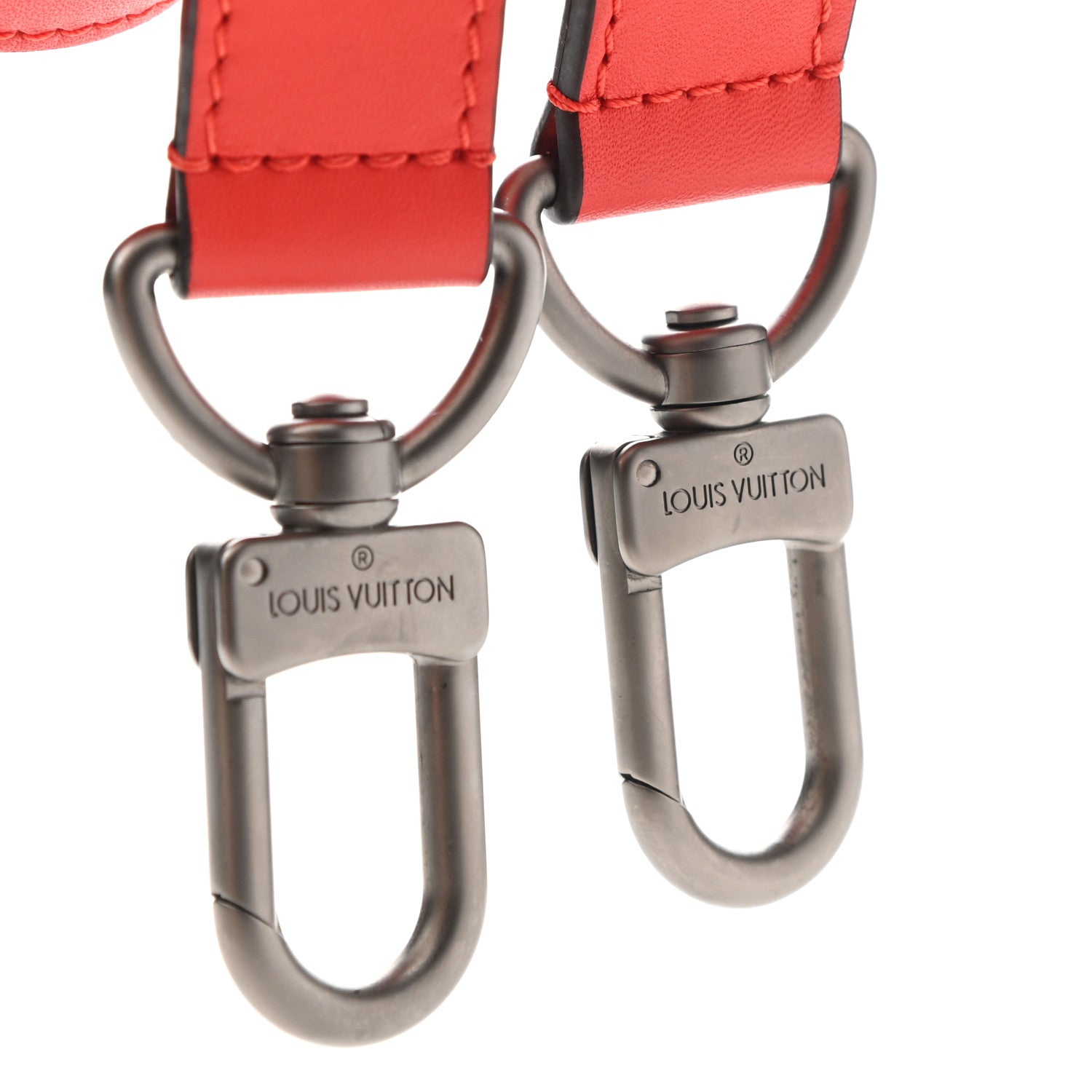 Louis Vuitton Calfskin Adjustable Keepall Bandouliere Shoulder Strap Piment 3 of 4