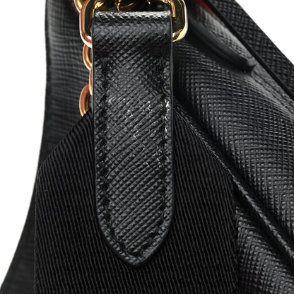 Prada Saffiano Lux Re-Edition 2005 Shoulder Bag Black 12 of 13