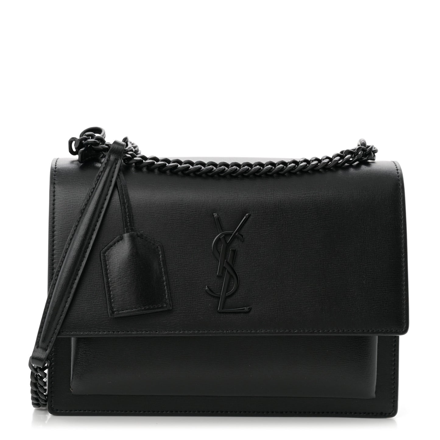 Calfskin Medium Monogram Monochrome Sunset Black