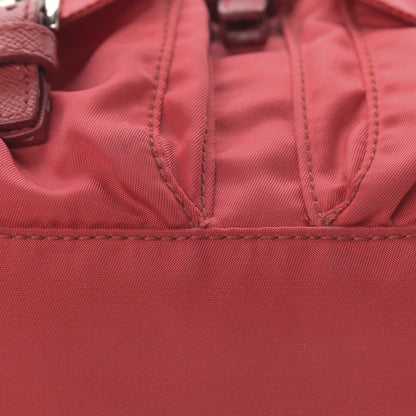 Prada Nylon Vela Mini Crossbody Backpack Rosso 12 of 12