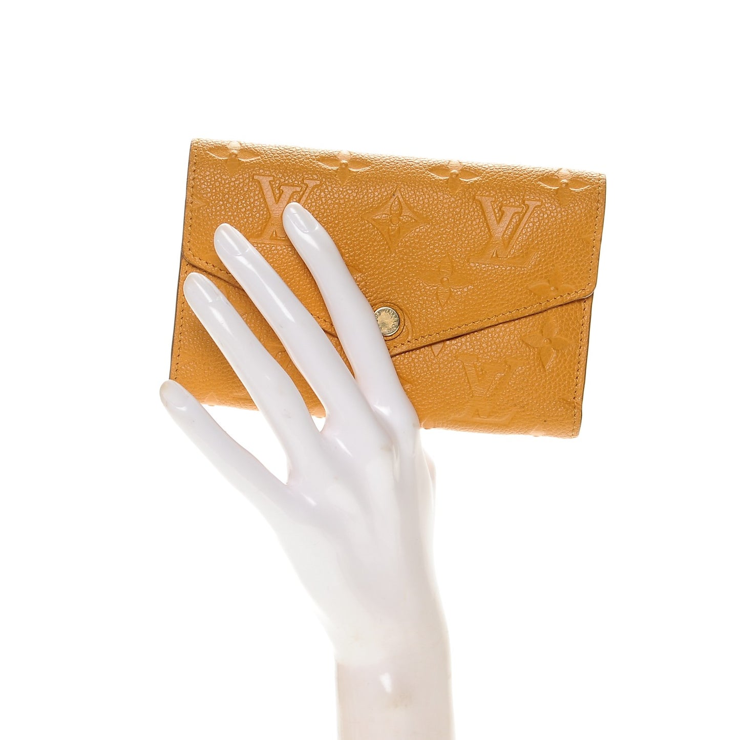 Empreinte Compact Curieuse Wallet Safran