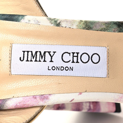 Jimmy Choo Satin Tie Dye Jax 125 Sandals 41 41 Multicolor 7 of 7