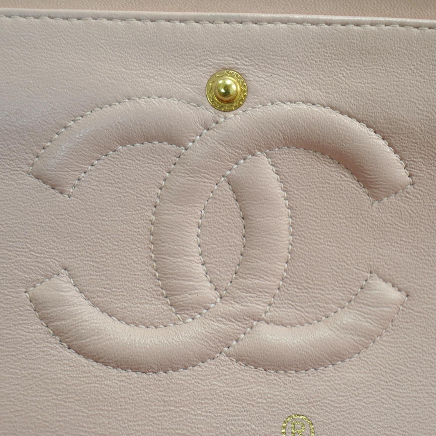 Chanel Lambskin Medium Double Flap Pink GHW 7 of 11