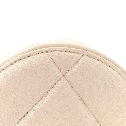Chanel Lambskin Quilted Chanel 19 Round Clutch With Chain Beige 12 of 12