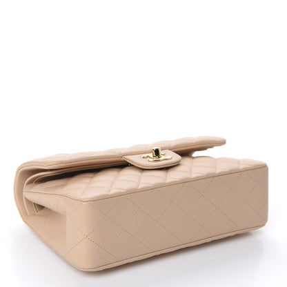 Chanel Lambskin Quilted Small Double Flap Beige 4 of 11